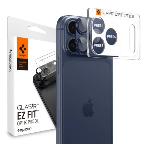 Osłona Aparatu do iPhone 17 Pro Max Spigen Optik Pro XL EZ Fit Blue