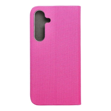 Etui Kabura SENSITIVE Book do Samsung Galaxy S25+ Plus Różowy Stand