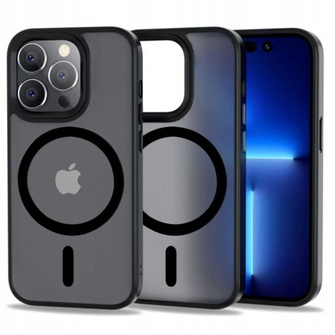 Etui ochronne Magmat MagSafe obudowa na telefon do Apple iPhone 14 Pro Matte Black