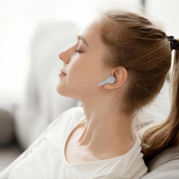 Słuchawki bezprzewodowe Acefast dokanałowe TWS Bluetooth jasnoniebieski (T6 ice blue)