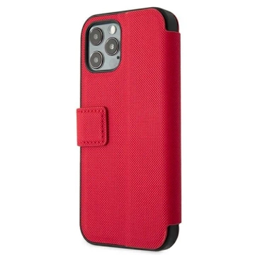 Etui na telefon US Polo Embroidery Collection book iPhone 12/12 Pro 6,1" czerwony/red