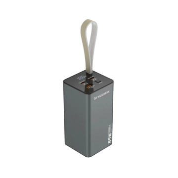 Powerbank Wozinsky K65+ 30000mAh 65W USB-C/USB-A Szary