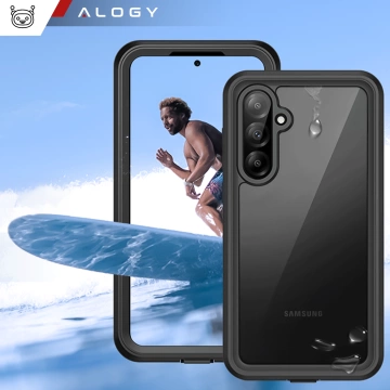 Etui Wodoodporne do Samsung Galaxy A36 5G / A56 5G Alogy HydroArmor™ IP68 Case z przezroczystym tyłem Pancerna obudowa 360