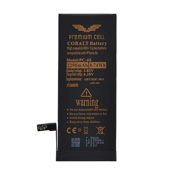 Bateria Premium Cell Cobalt iPhone 6S 2290mAh 600 Zyklen