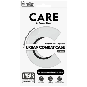 Etui do Samsung Galaxy S25 Edge CARE by PanzerGlass Urban Combat Black QI