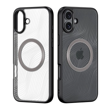 Etui do iPhone 16 Dux Ducis Aimo Mag z MagSafe - Czarny