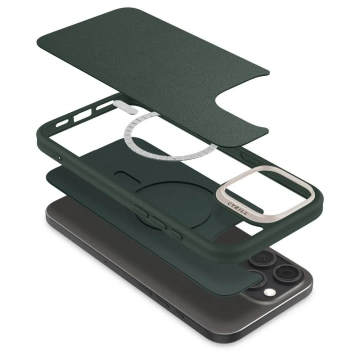 Etui Spigen Cyrill Kajuk Mag MagSafe für iPhone 16 Pro Max Forest Green