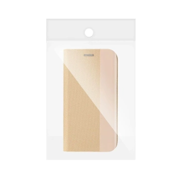 Etui Kabura SENSITIVE Book do iPhone 16 Złoty z Podstawką
