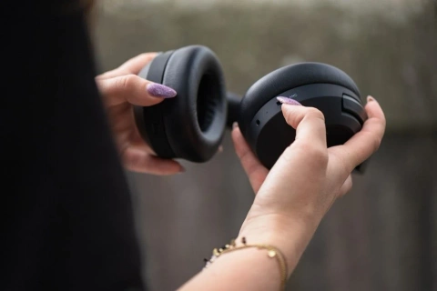 Forcell F-Audio ANC Sonic Aura Kabellose On-Ear-Kopfhörer Schwarz