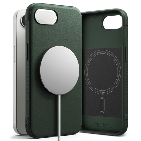 Etui Ringke Onyx Magnetic MagSafe do iPhone 16e Dark Green
