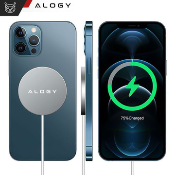 Alogy kabelloses Ladegerät für MagSafe 20W für iPhone 12/13/14 / PRO / MAX / MINI Weiß