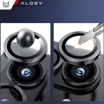 Szkło do Samsung Galaxy S25 nakładka na aparat obiektyw obiektywy aparatu Alogy ProCam Shield™️ osłona ochronna