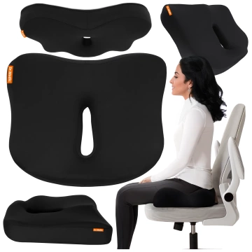  Poduszka do Samochodu na fotel DR.MEDIC SeatRest™ Ergonomiczna poduszka biurowa wsparcie kości ogonowej na krzesło siedzenie do biura auta