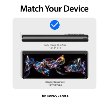 Whitestone Dome Glass 2er-Pack gehärtetes Glas für Samsung Galaxy Z Fold 4