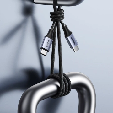 Kabel UGREEN Kabel USB Type C - USB Type C Power Delivery 240W 5A 2m grau (90440 US535)