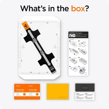 Szkło hartowane Spigen Glas.tR ”Ez Fit” do Apple iPad Air 11 6 / 2024 Clear