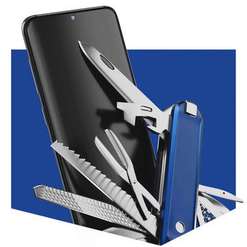 Folia ochronna do Motorola Edge 40 3mk Silver+ 7H na cały ekran antywirusowa Protection+