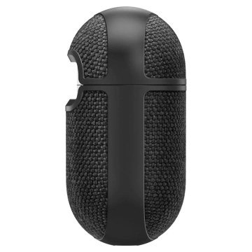 Apple AirPods 4 Hülle Spigen Urban Fit Schwarzer Karabiner