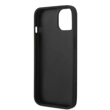 Handyschutzhülle Karl Lagerfeld KLHCP14MG2CPK für Apple iPhone 14 Plus 6.7" schwarz/schwarz Hardcase Glitter Choupette Patch