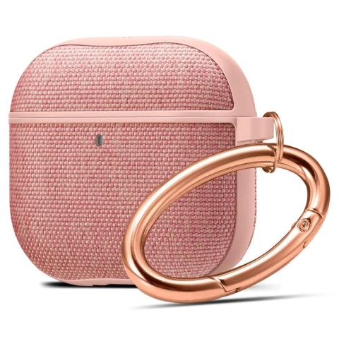 Etui do Apple AirPods 4 Spigen Urban Fit Rose Gold + Karabińczyk