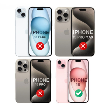 Szkło hartowane do Apple iPhone 15 2x na ekran + 1x na obiektyw aprat Lens zestaw szkieł