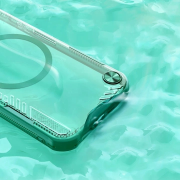 Etui do iPhone 16e Nillkin Iceblade MagSafe Podstawka Zielone