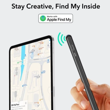 Rysik ESR Geo Digital Stylus do iPad z Apple Find My Czarny