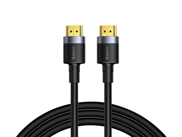 Baseus Cafule HDMI 2.0 Kabel 4K FULL HD 3D 1m Schwarz und Grau