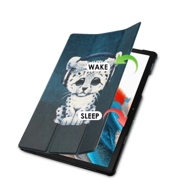 Etui na tablet Smartcase do Samsung Galaxy Tab A8 10.5 X200 / X205 Sad Cat