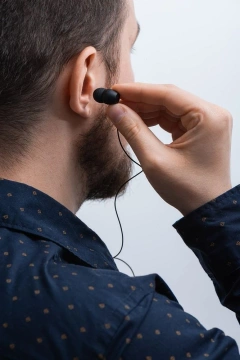 Bezprzewodowa słuchawka bluetooth 5.3 Forcell F-Audio Drive EarBud czarna Black