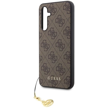 Original GUESS Hardcase GUHCS23FEGF4GBR Hülle für Samsung Galaxy S23 FE (4G Charm / Braun)