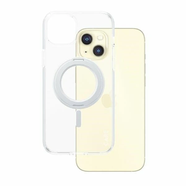 CARE by PanzerGlass Kickstand CaseiPhone 15 Plus 6,7" MagSafe silber/silber 1416