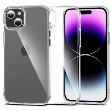 Hülle Flexair Hybrid für Apple iPhone 15 Clear