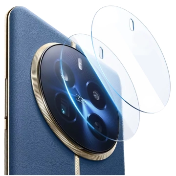 2x Kameralinsenschutzfolie aus gehärtetem Glas für Realme 12 PRO / Realme 12 PRO PLUS 5G Alogy Transparent