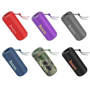 Hoco przenośny głośnik Bluetooth 5.4 2×8 W 1500 mAh FM/TF/AUX – czarny