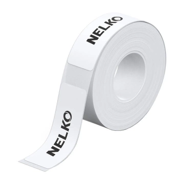 Thermoetiketten für Drucker P21 Nelko Weiß 14x40 mm 180 Stk.