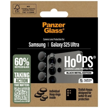 Szkło hartowane do Samsung Galaxy S25 Ultra PanzerGlass Hoops Camera Lens Protector