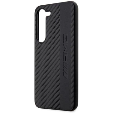 Etui AMG do Samsung Galaxy S23 HardCase Carbon Stripe&Embossed czarny