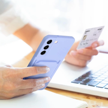 CARD CASE Hülle für Samsung Galaxy A25 5G lila