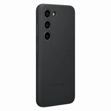 Samsung Lederhülle für Samsung Galaxy S23 Echtlederhülle Schwarz (EF-VS911LBEGWW)