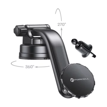 Uchwyt Samochodowy Forcell  F-GRIP MagLuxe Magnetyczny 3w1 z Regulacją