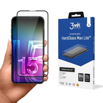 Szkło do Apple iPhone 15 Pro - 3mk HardGlass Max Lite™