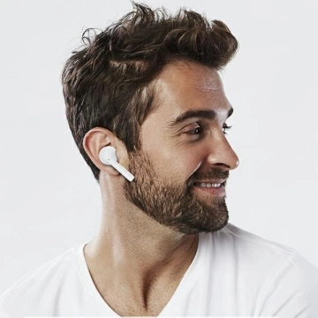 T12 AWEI TWS Bluetooth kabelloser Sportkopfhörer Weiß