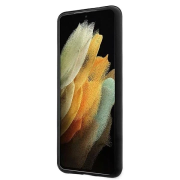 Etui na telefon US Polo Silicone On Tone do Samsung Galaxy S21 czarny/black