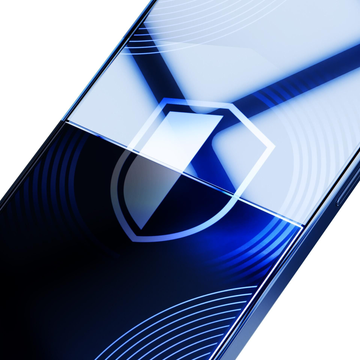 Mattes gehärtetes Glas für Apple iPhone 15 iPhone / iPhone 16 – 3mk HardGlass Matt Max Privacy