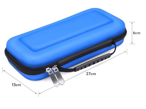 Etui futerał pokrowiec Alogy do konsoli Nintendo Switch Niebieskie 02 + Szkło