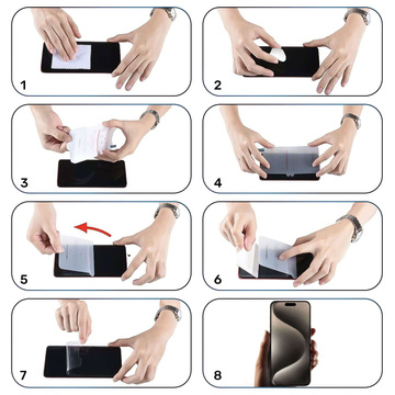 Hydrogel-Folie für Xiaomi Redmi Note 13/ Poco X6 Handy-Displayschutz Alogy Hydrogel-Folie