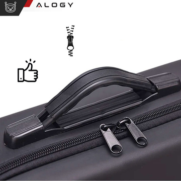 Pokrowiec walizka do drona DJI Mini 4 Pro / DJI Mini 3 Pro / Mini 3 sztywny kuferek etui twarde z paskiem Hard Case Alogy Czarny