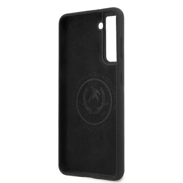 Etui na telefon US Polo Silicone Logo do Samsung Galaxy S21 Plus czarny/black