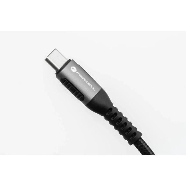 Kabel USB-C do USB-C Forcell 240W 5A PD QC 4.0 Nylon 2m Laptop Turbo